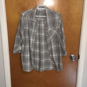 Flannel button up shirt